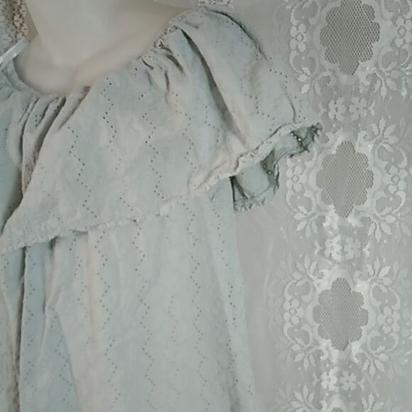 Knox Rose Women's Top Blouse Size M Embroidered - Picture 6 of 13